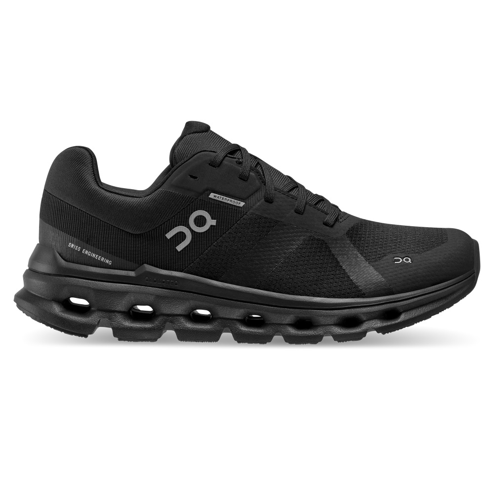 Dámské Silniční Běžecké Boty On Running Cloudrunner Waterproof Černé | WGO263841