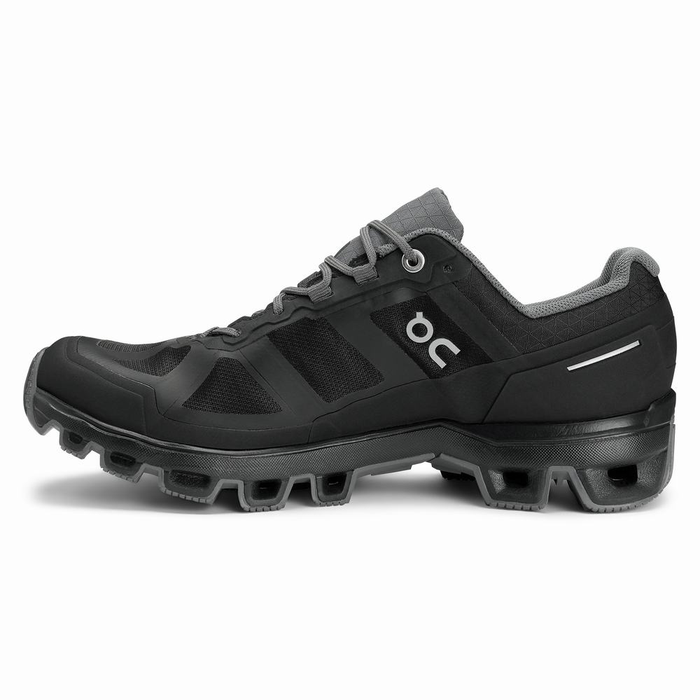 Dámské Trailové Běžecké Boty On Running Cloudventure Waterproof 2 Černé | XSY971243