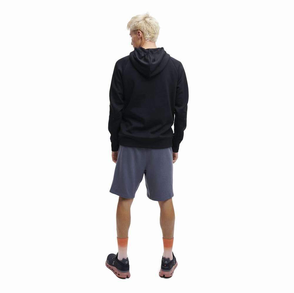 Pánské Mikiny S Kapucí On Running Hoodie 2 Černé | EDB925673