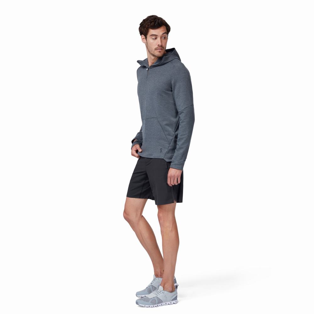 Pánské Mikiny S Kapucí On Running Hoodie 1 Šedé | SJF685320