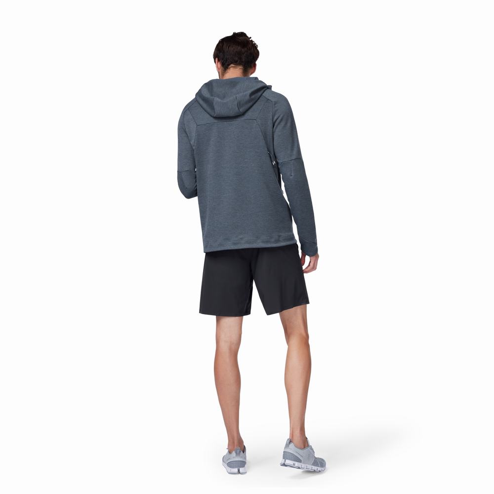 Pánské Mikiny S Kapucí On Running Hoodie 1 Šedé | SJF685320