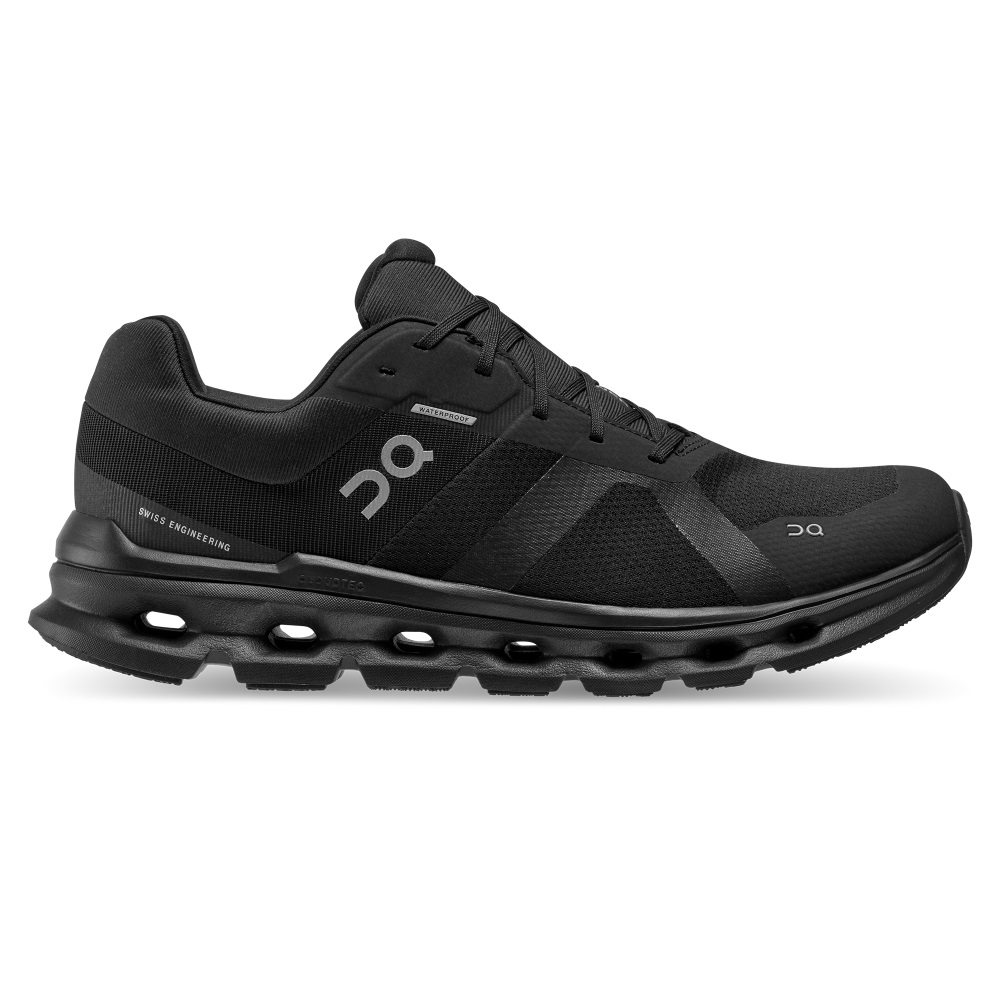 Pánské Silniční Běžecké Boty On Running Cloudrunner Waterproof Černé | EFH916843