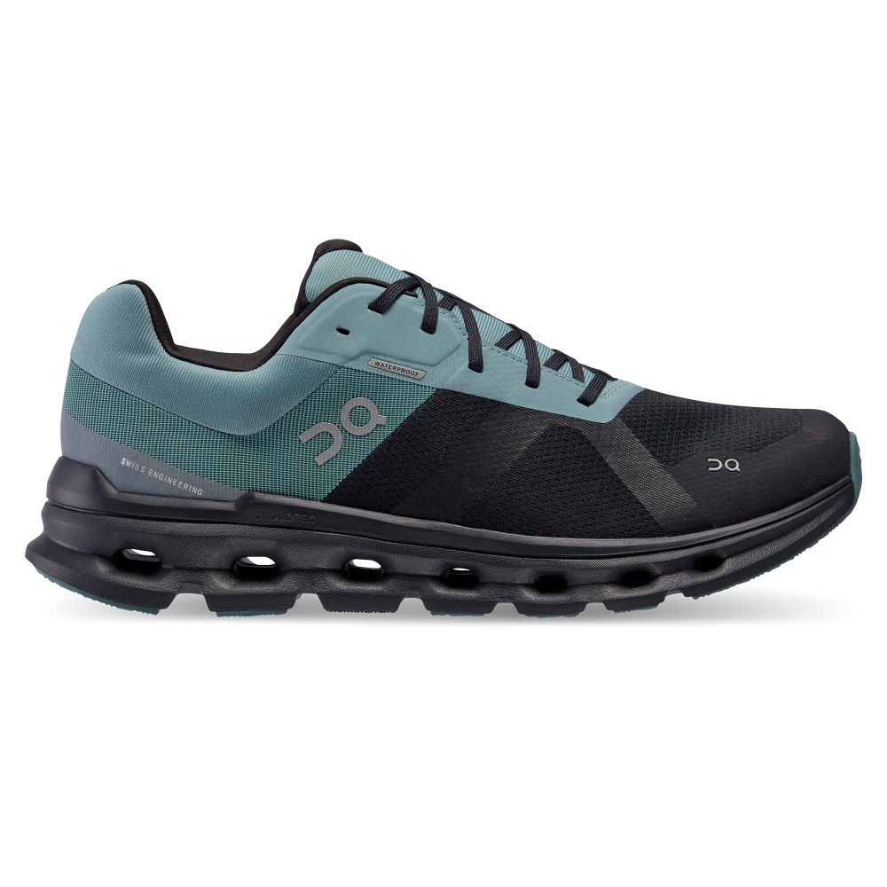 Pánské Silniční Běžecké Boty On Running Cloudrunner Waterproof Černé | JSO529130