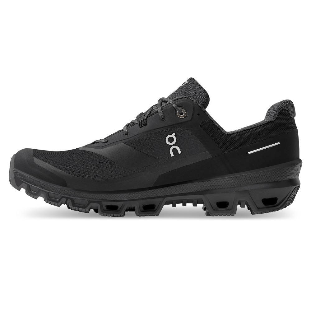 Pánské Trailové Běžecké Boty On Running Cloudventure Waterproof 3 Černé | XQD902465