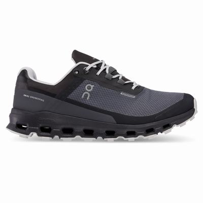 Dámské Trailové Běžecké Boty On Running Cloudvista Waterproof Šedé Černé | HXG867539