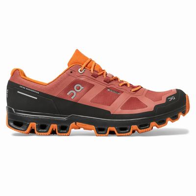 Pánské Trailové Běžecké Boty On Running Cloudventure Waterproof 2 Oranžové | RIC216340